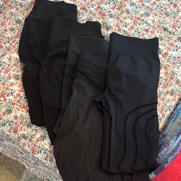 Pants - Black Leggings Set